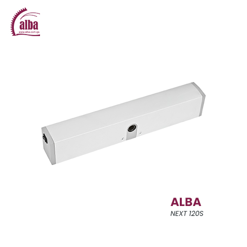 ALBA - NEXT 120S - Elegant Design Slimline Profile Automatic Swing Operator For Internal Doors W/ Increased Durability, Improved Reliability & Low Energy Consumption